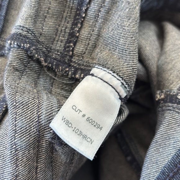 R+A Dark Blue Skinny Jeans W/ Zippers - Picture 8 of 9